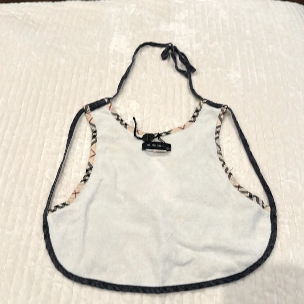 Burberry Denim Terry Bib Size 18 M